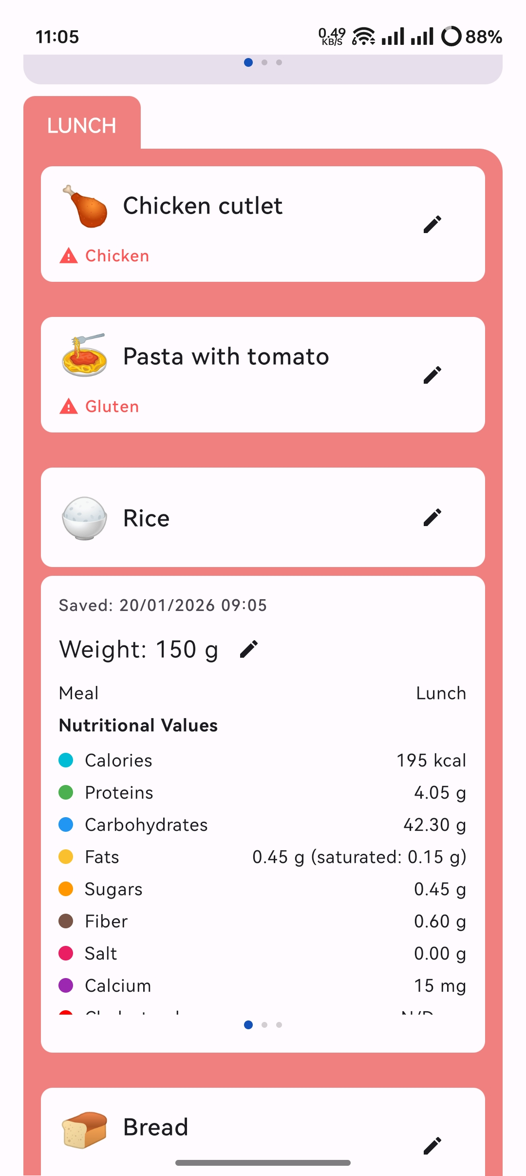 diary food ai calorias android app